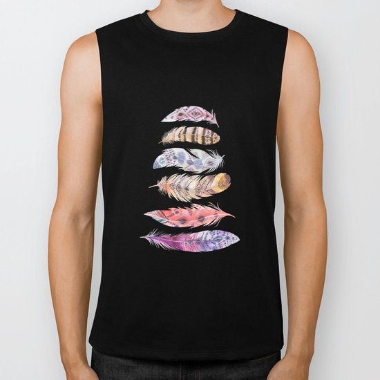 Falling Feather Biker Tank