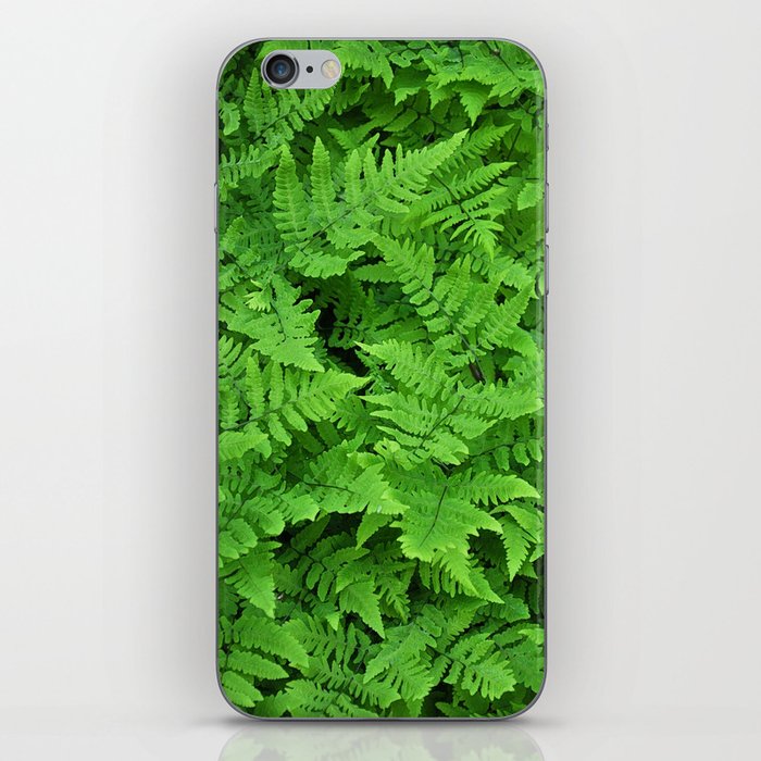 Green fern beauty iPhone Skin