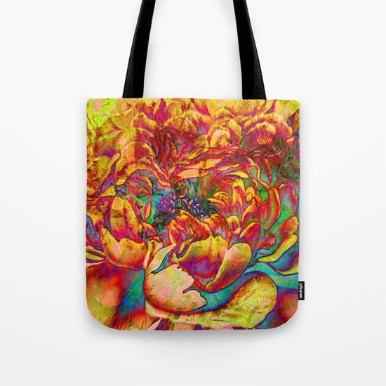 abstract peony Tote Bag