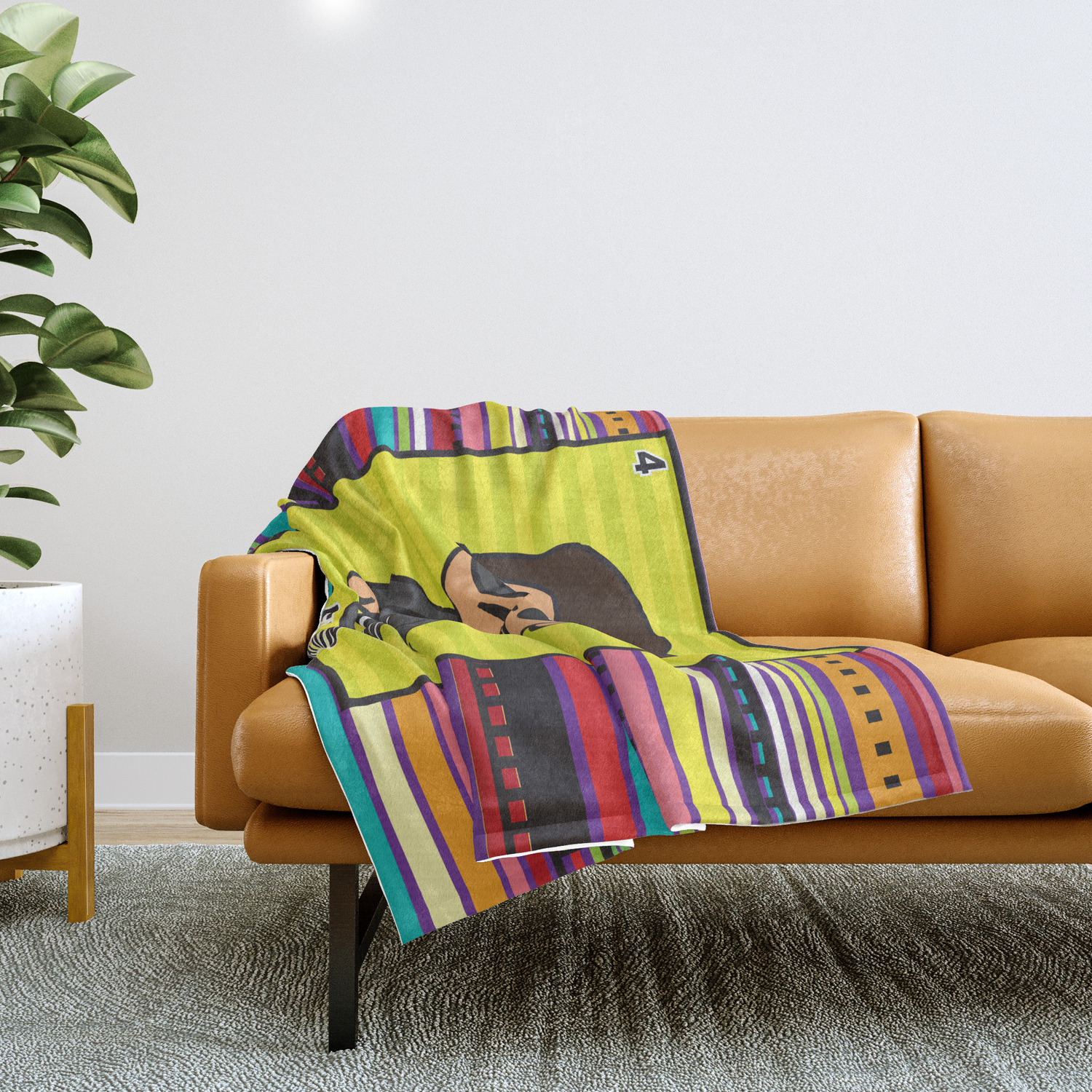 El Catrin Throw Blanket By Studiolongoria Society6