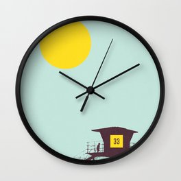 Locals Only - San Diego Wall Clock