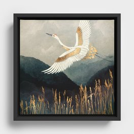 Elegant Flight Framed Canvas