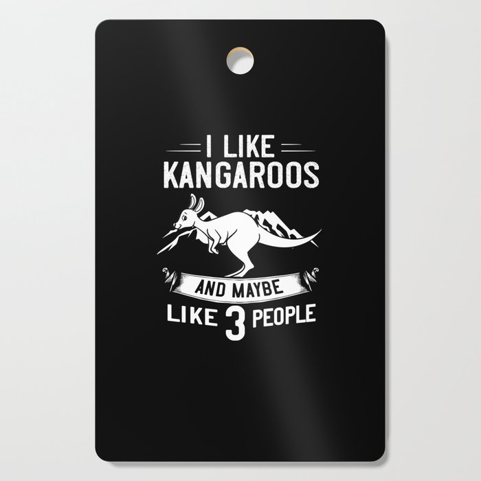 Kangaroo Red Australia Animal Funny Cutting Board