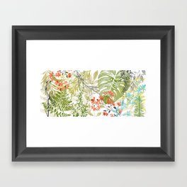 Tropical Foliage Framed Art Print