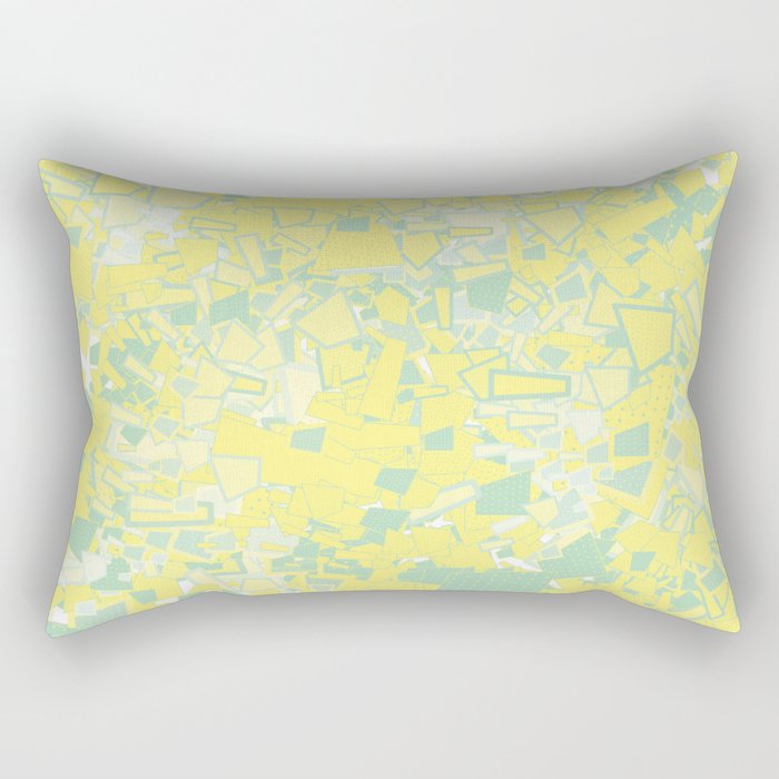 Yellow Green Rectangular Pillow