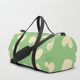 Geometric Hearts pattern green Duffle Bag