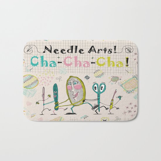 Needle Arts! Cha-Cha-Cha! Bath Mat
