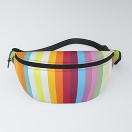 Multicolored Retro Stripes Mngwa Fanny Pack