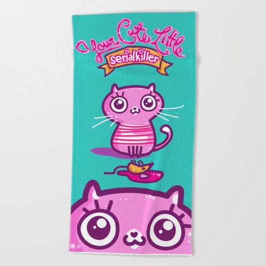 Your Cute Little Cat Beach Towel