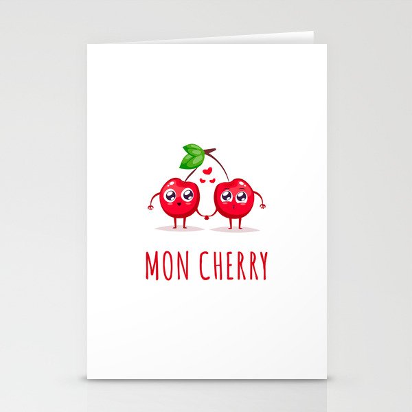 Mon Cherry Stationery Cards