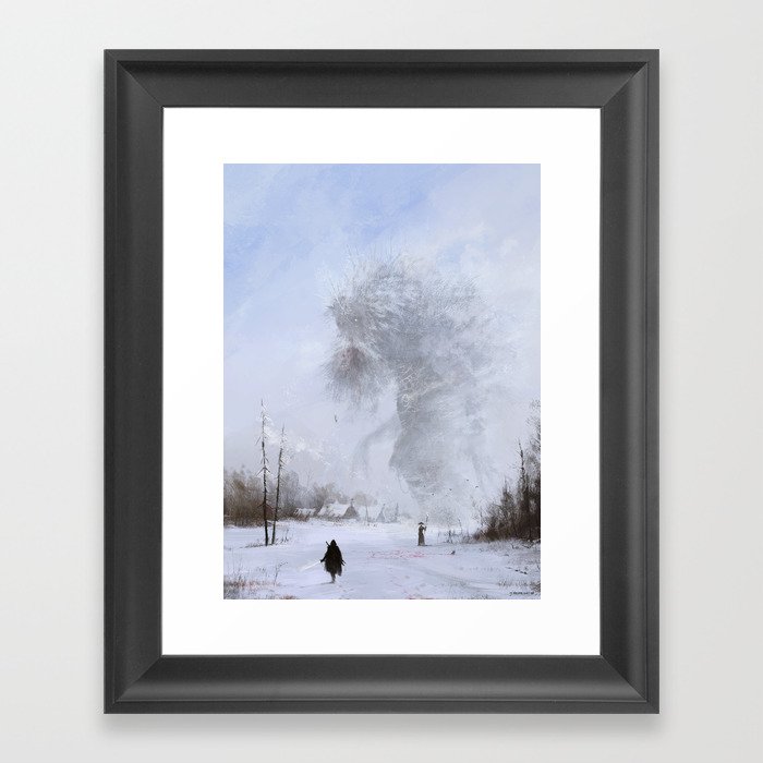 another day at work... Ded Moroz Framed Art Print