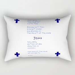 Ave Maria english version. Rectangular Pillow