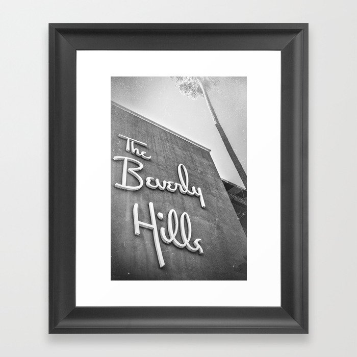 The Beverly Hills Hotel Framed Art Print