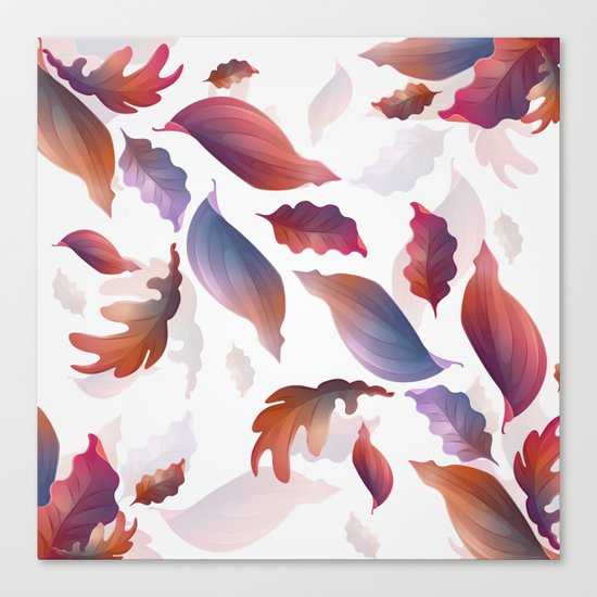 Abstract Autumn Canvas Print