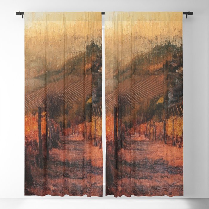 Hills of Tuscany Blackout Curtain