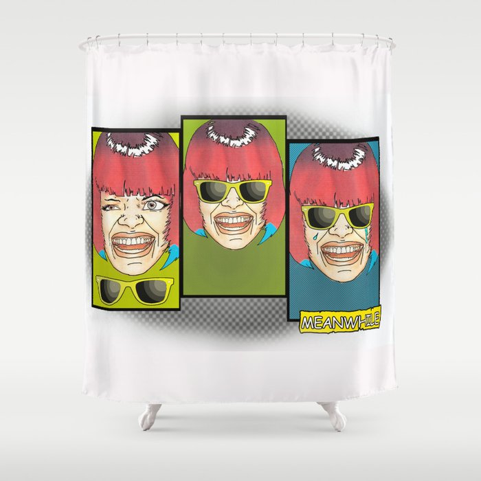 Meanwhile #3 Shower Curtain