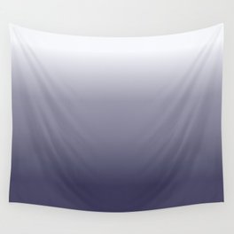Dark Gray and White Ombre Wall Tapestry