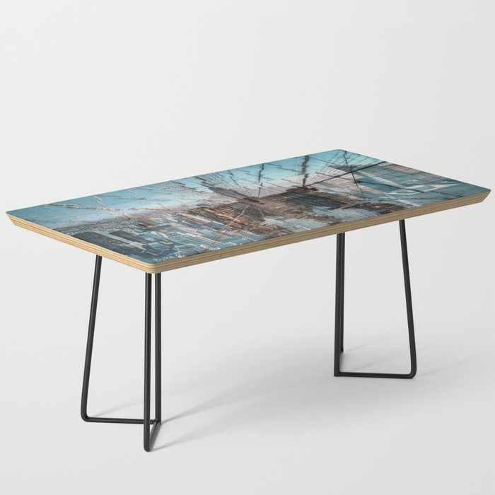 New York City distorted Coffee Table