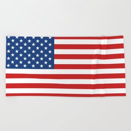 American flag Beach Towel