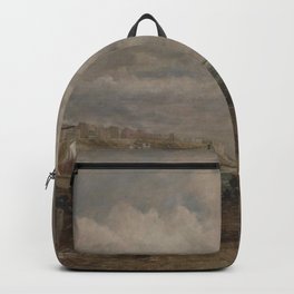 Ships on the bay by John Constable Backpack