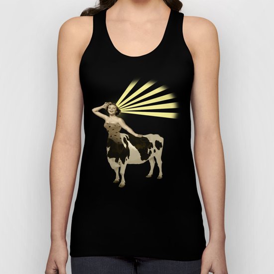 The real girly cow girl Unisex Tank Top