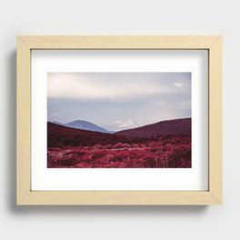 Colorado Mountain Valley - Infrared Recessed Framed Print