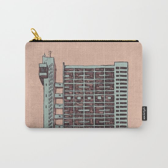 Brutalist Architecture Trellick Tower Carry-All Pouch