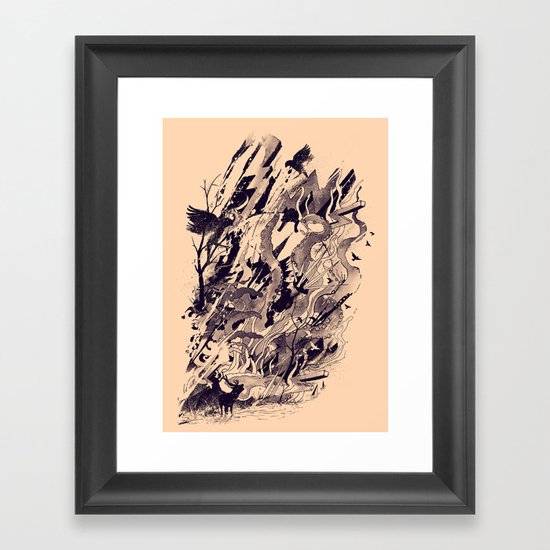 Chaos Framed Art Print