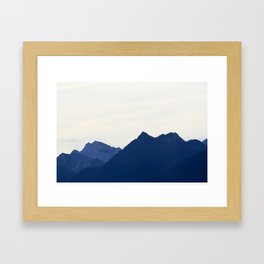 Blue Mountains Framed Art Print