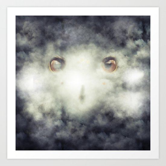 Eagle Fog Art Print