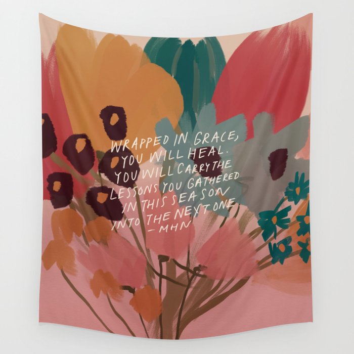 Wrapped in. grace Wall Tapestry