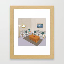 1992 Living Room Framed Art Print