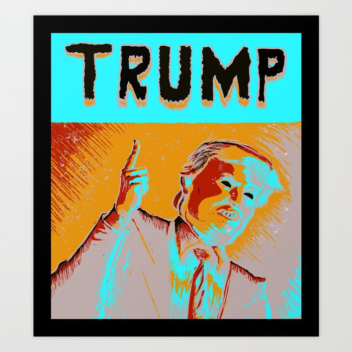 Creep Trump Art Print