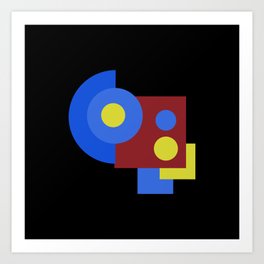 Apartment | abstract modern Art Print