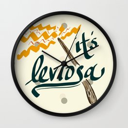 It's Leviosa Magic Wand Design Wall Clock