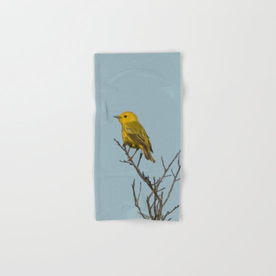 Yellow Warbler Hand & Bath Towel
