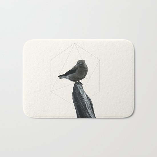 Geometrical Bird Bath Mat