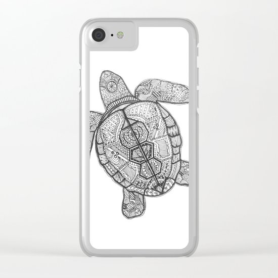 Sharpie Turtle Clear iPhone Case
