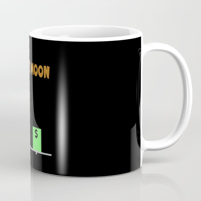BTC to the Moon - funny Cryptocurrency design Coffee Mug