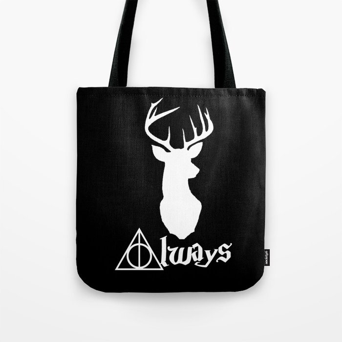 HP Always with Stag (White) Tote Bag