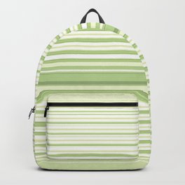 Light Green Stripes Backpack