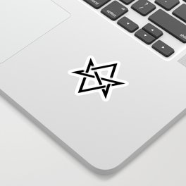 Unicursal Hexagram Sticker