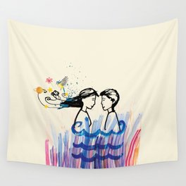 The cosmic look of love Wall Tapestry