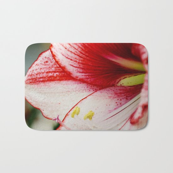 Red Amaryllis Bath Mat