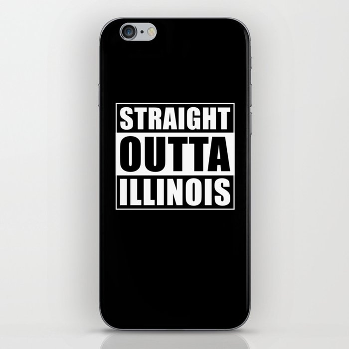 Straight Outta Illinois iPhone Skin