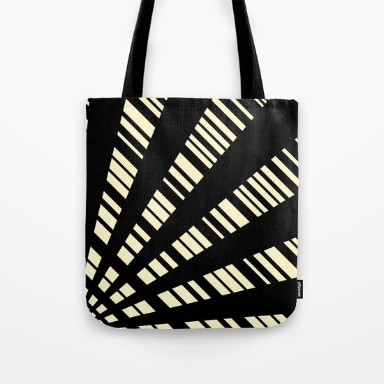 Fancy | Cream & Black Tote Bag