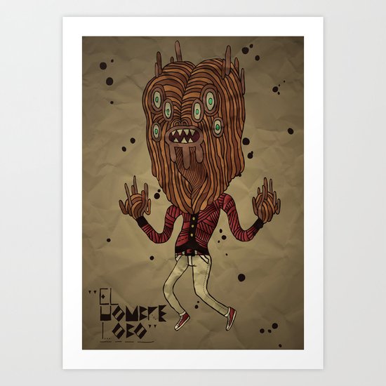 the Werewolf Art Print