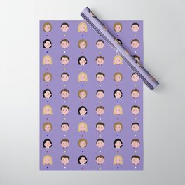 Friends icons Wrapping Paper
