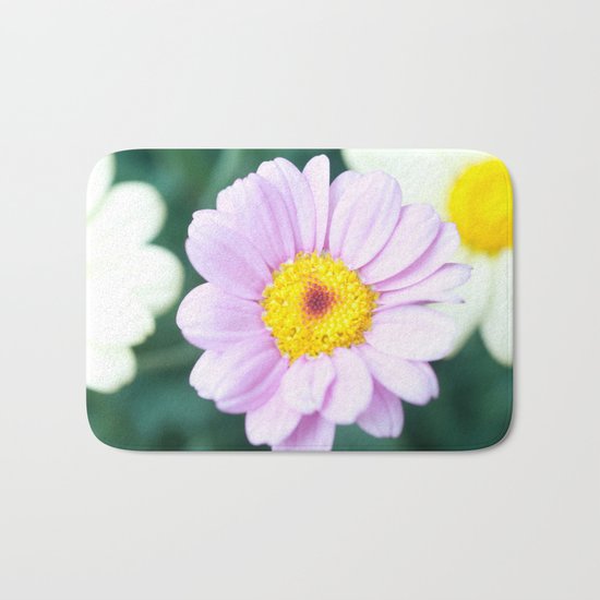 Soft Pink Marguerite Daisy Flower #1 #decor #art #society6 Bath Mat