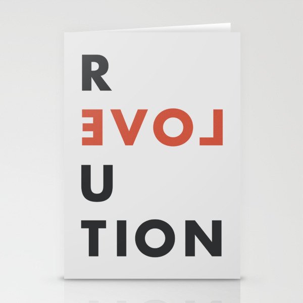 rEVOLution Stationery Cards